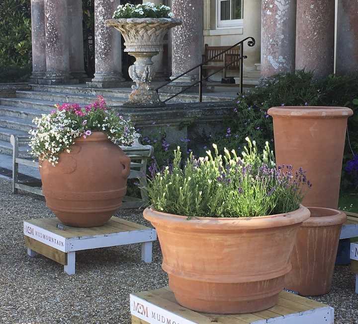 Mud pots for plants discount