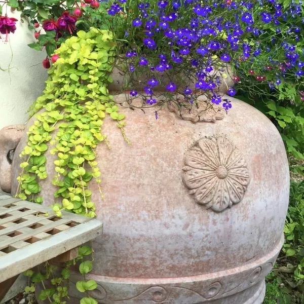 Oliver jardinière plastique pot à fleurs terracotta ø 35 cm 