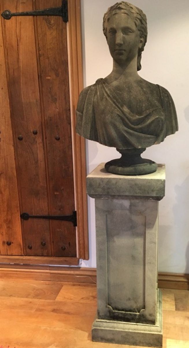 Cast stone Roman Bust on Elizabethan Pedestal.jpg