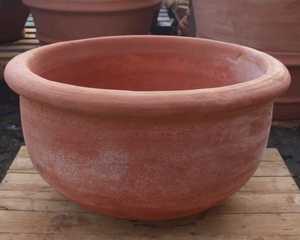 ciotola low terracotta pot
