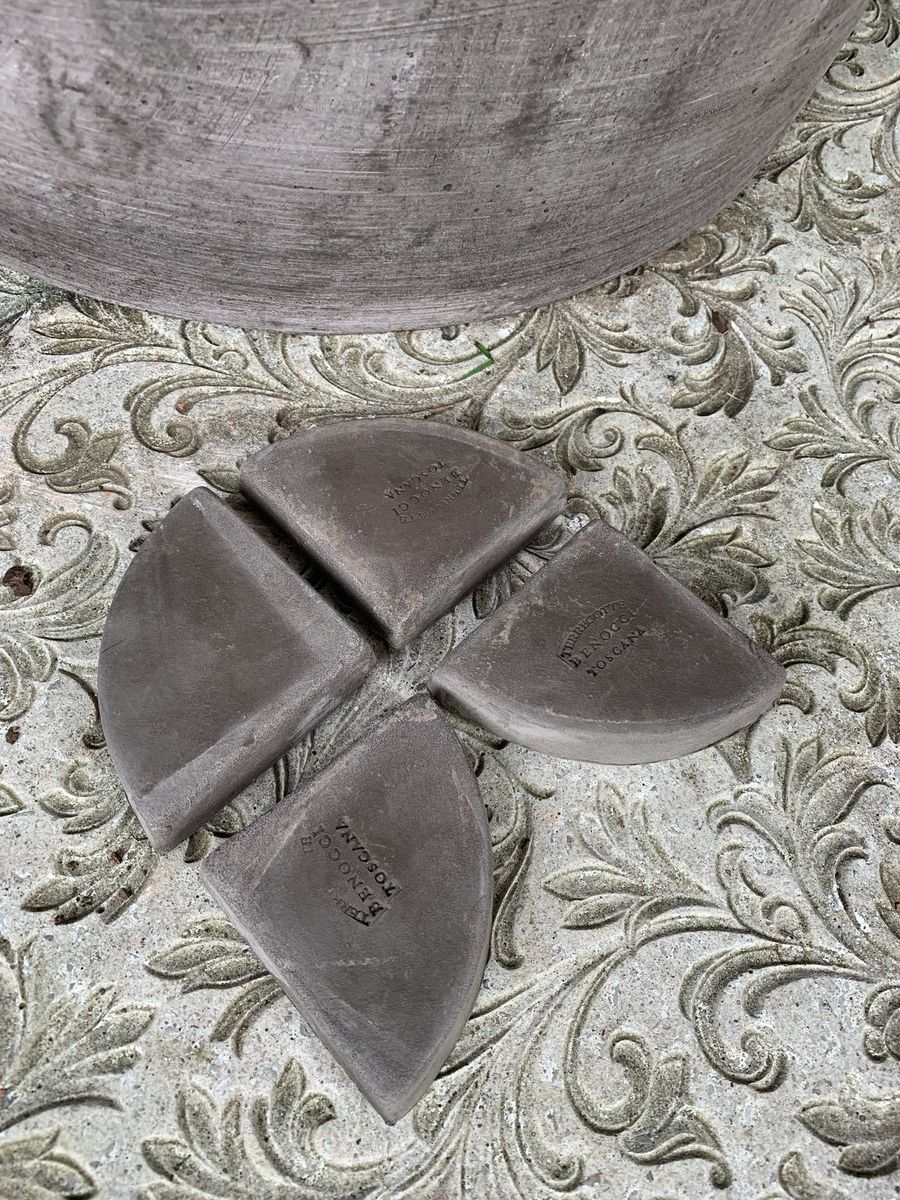 Triangular Pot Feet Our Products Mud Mountain Hand Made Italian